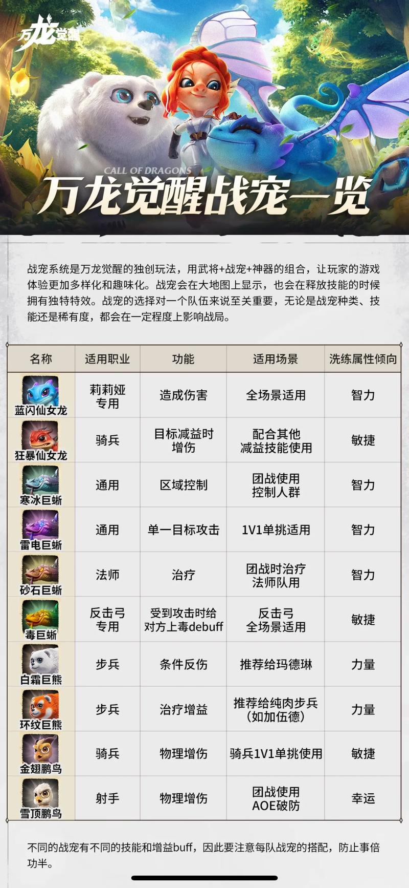 魔力宝贝私服顶级宠物技能加点推荐方案