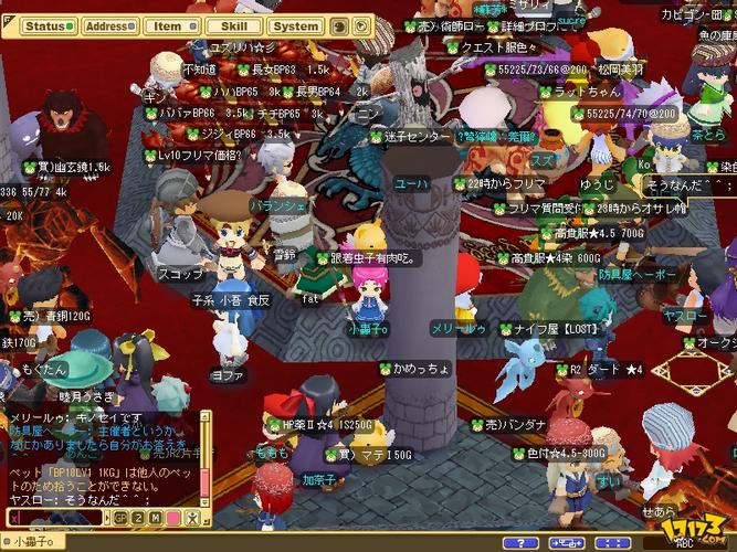 魔力宝贝游戏中的道具市场与交易